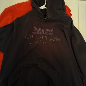 Levi's Dark Brown Hoodie for Men